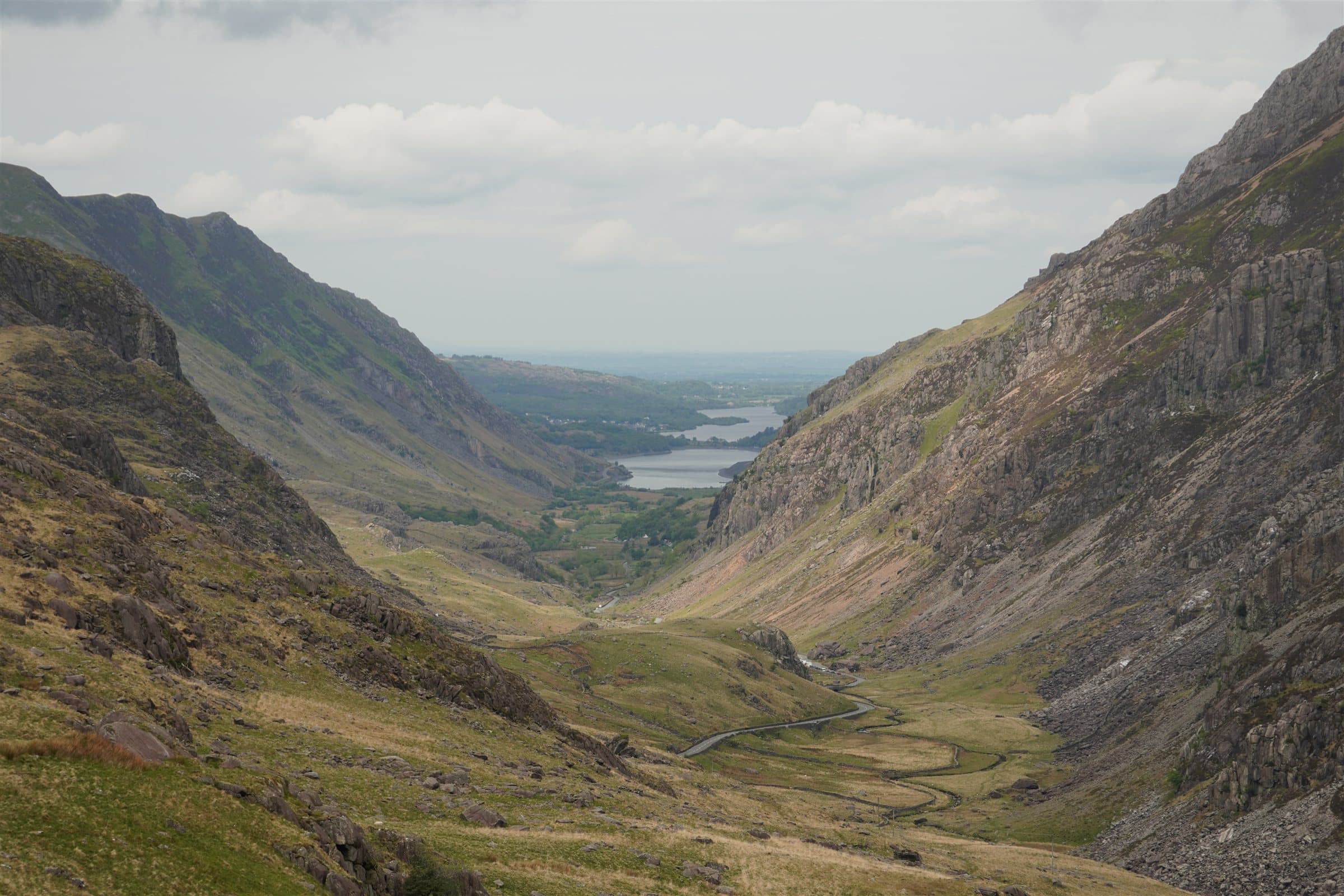 Valley below the Snowdon pass