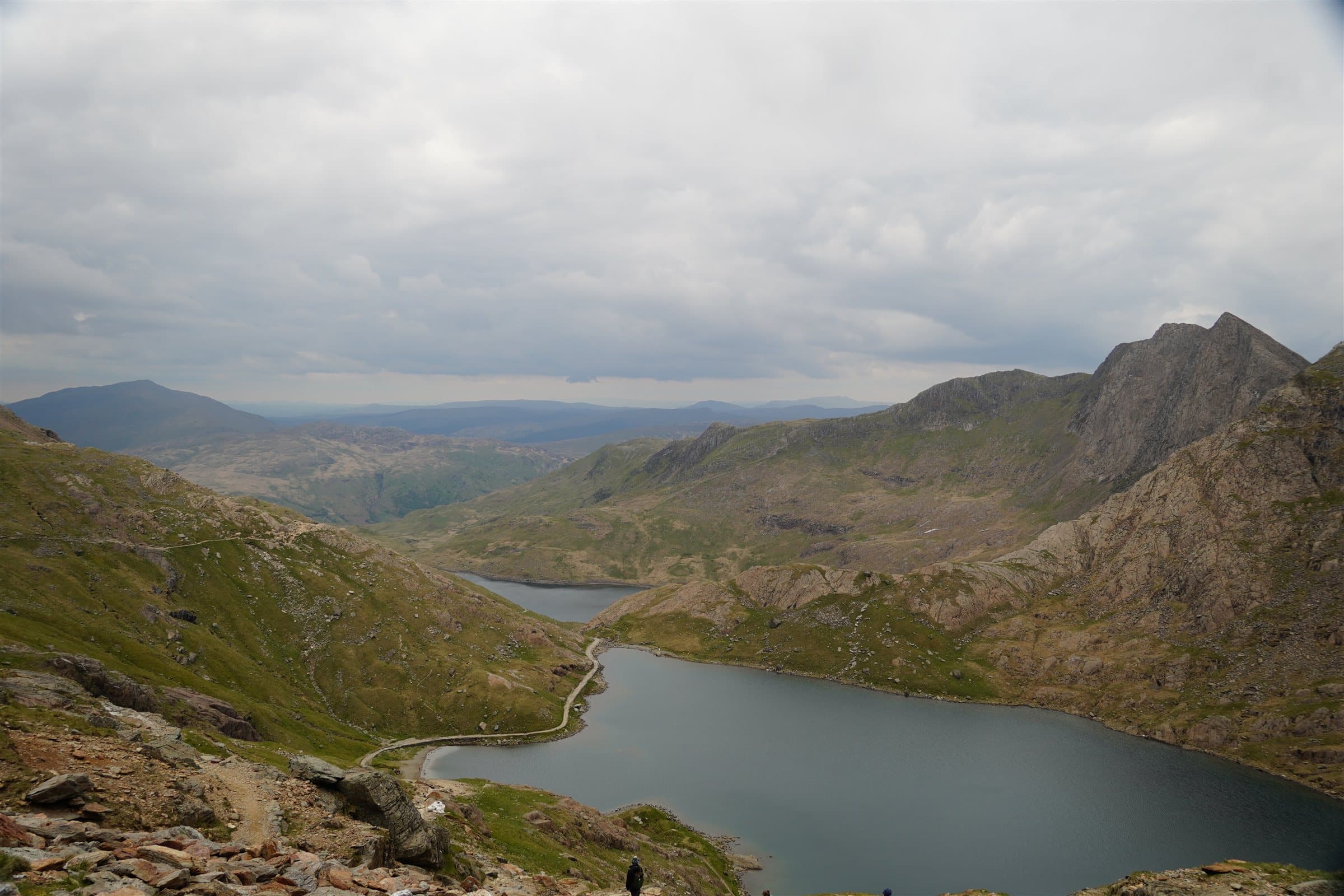 Lakes near the Snowdon summit