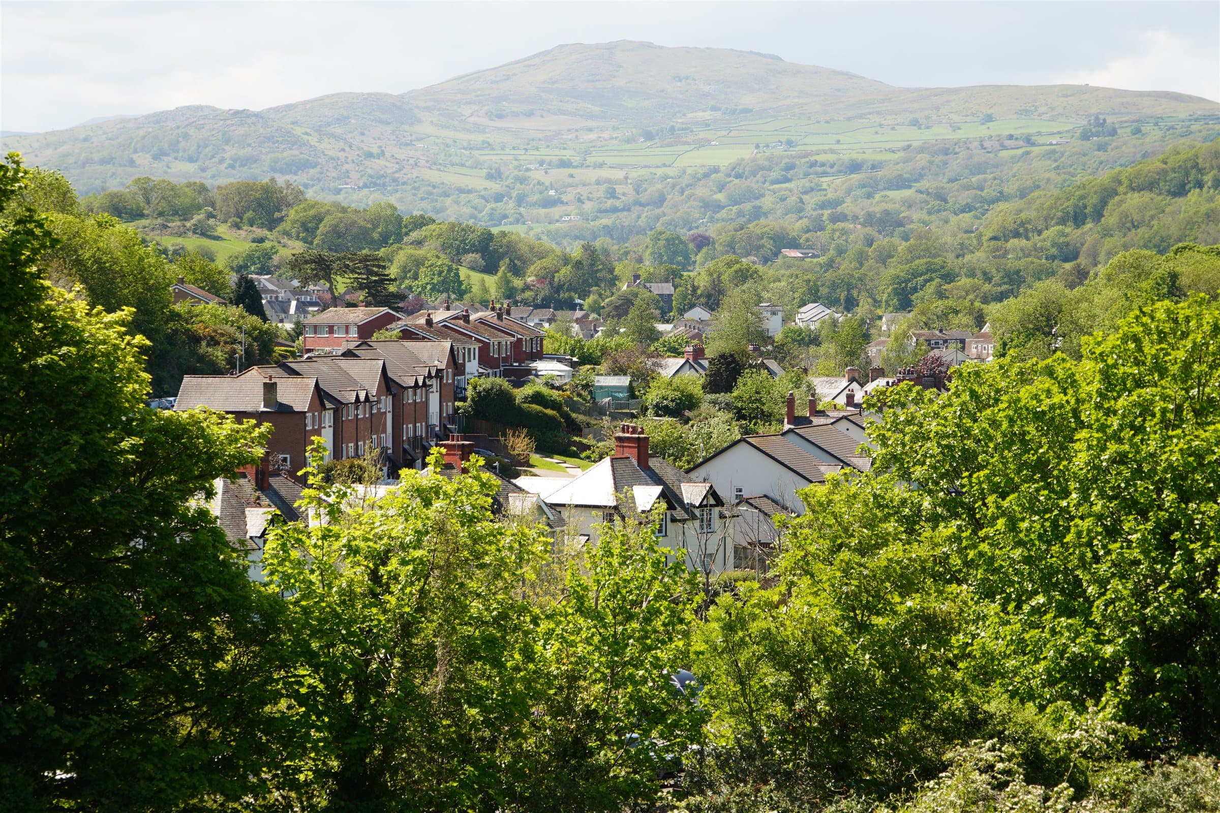 Village in the valley